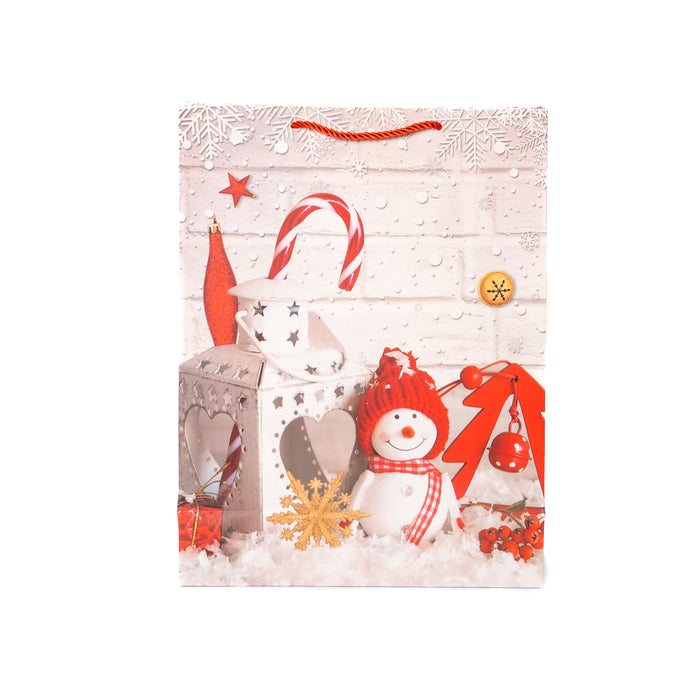 Large Gift Bags with Christmas Design