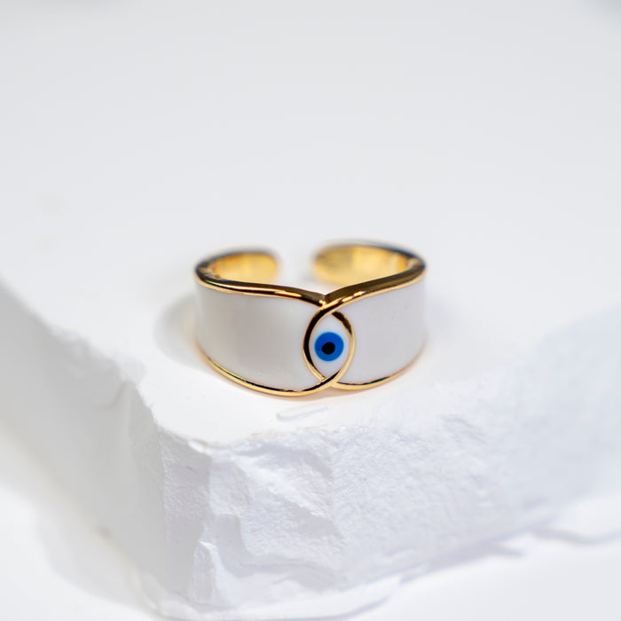 GOOD VIBES by SUM - Evil Eye Ring