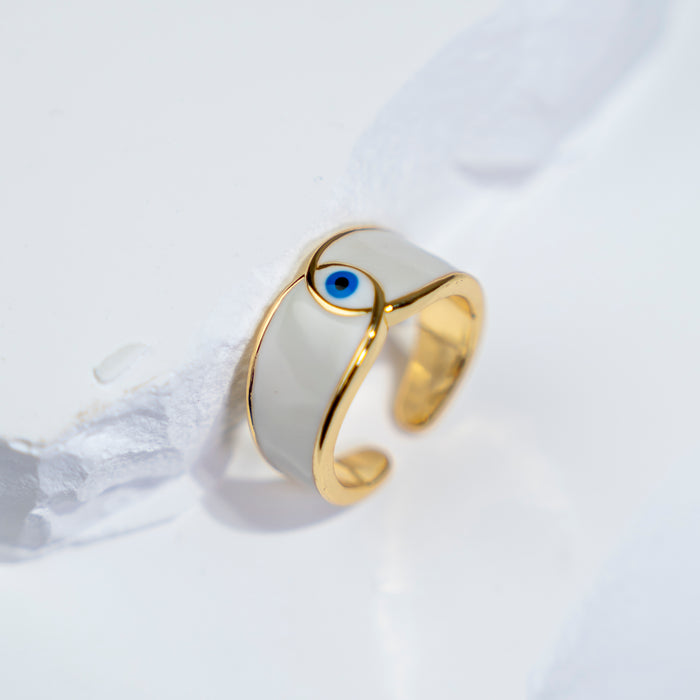 GOOD VIBES by SUM - Evil Eye Ring