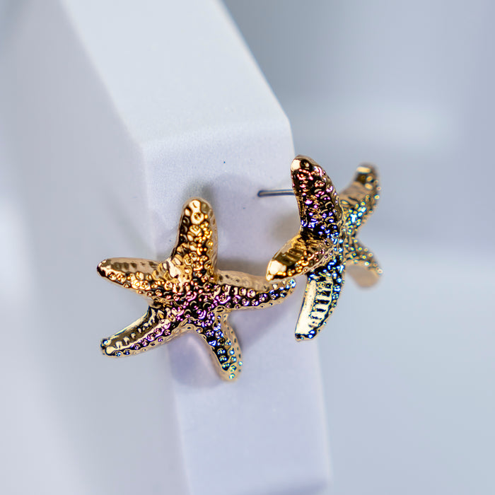 GOOD VIBES by SUM - Starfish Stud Earrings