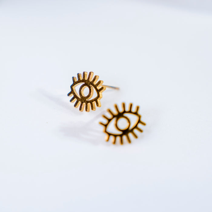 GOOD VIBES by SUM - Evil Eye Stud Earrings