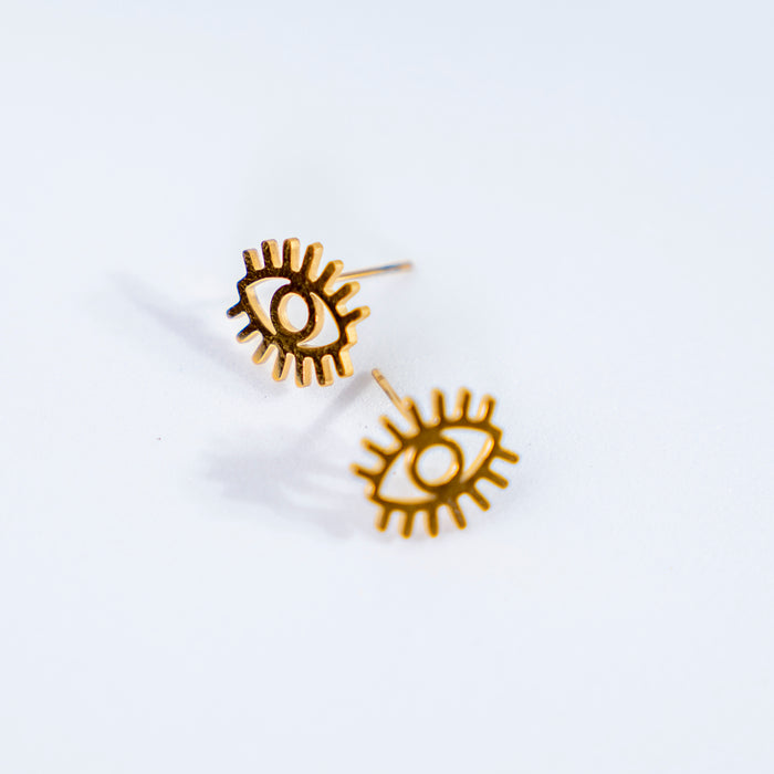 GOOD VIBES by SUM - Evil Eye Stud Earrings