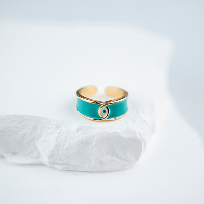 GOOD VIBES by SUM - Evil Eye Ring