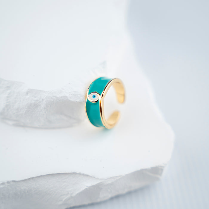 GOOD VIBES by SUM - Evil Eye Ring