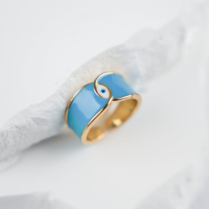 GOOD VIBES by SUM - Evil Eye Ring