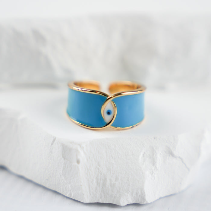 GOOD VIBES by SUM - Evil Eye Ring