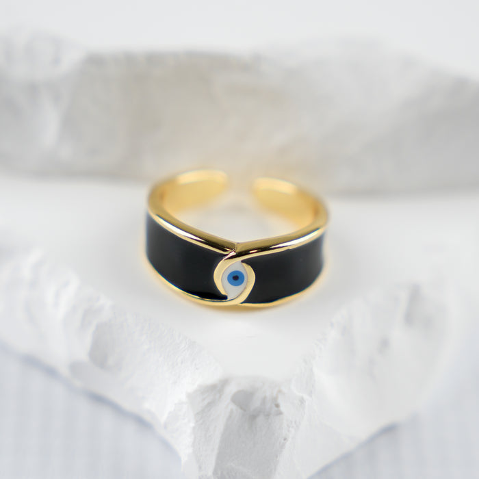 GOOD VIBES by SUM - Evil Eye Ring