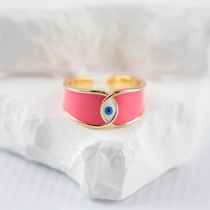 GOOD VIBES by SUM - Evil Eye Ring