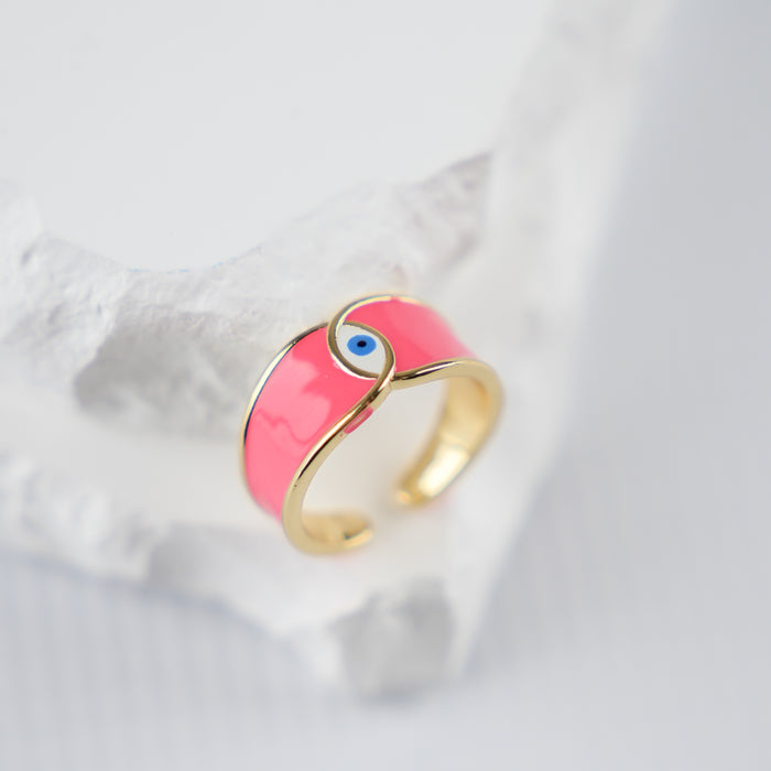 GOOD VIBES by SUM - Evil Eye Ring