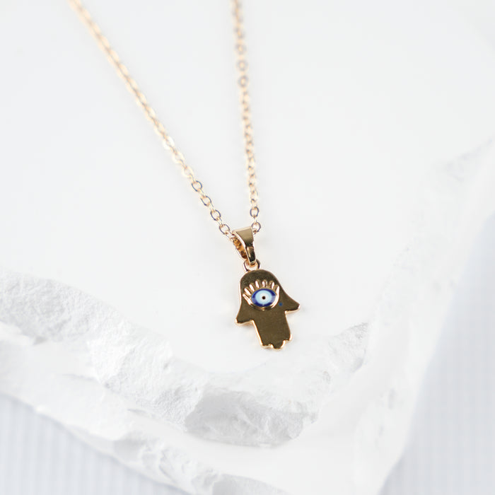 GOOD VIBES by SUM - Hamsa Hand Necklace