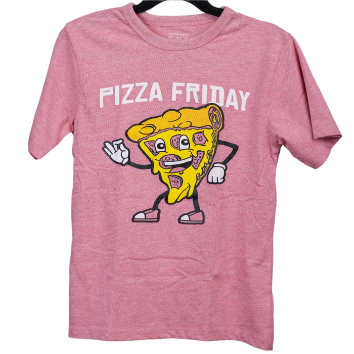 The Children's Place - Little Boys Short Sleeve T-Shirt Pizza Friday Graphic (5-6)