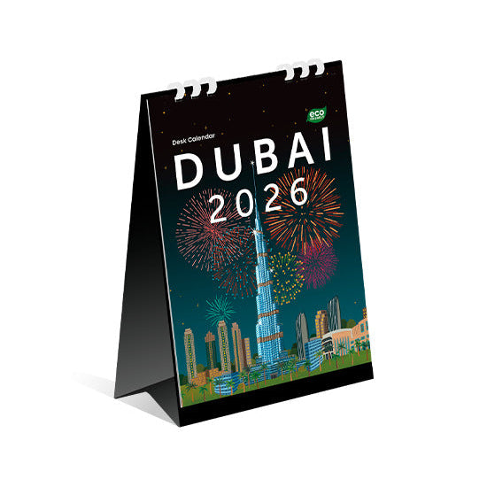 Explorer - Dubai Desk Calendar 2026