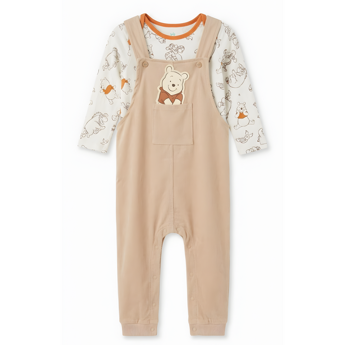 Disney Winnie the Pooh - Little Boys  2-Pc Overall Set
