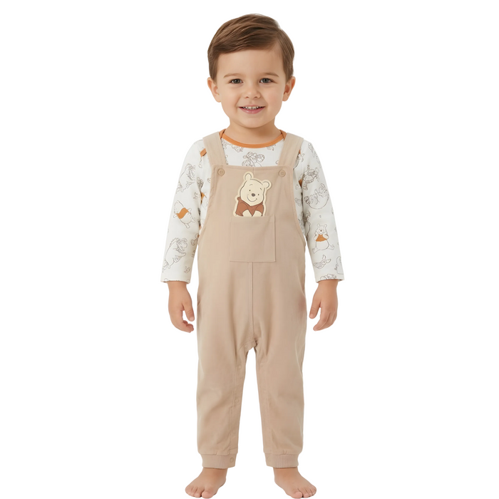 Disney Winnie the Pooh - Little Boys  2-Pc Overall Set
