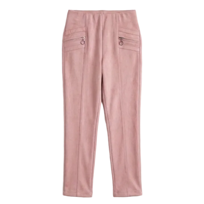 Mayoral - Little Girls Suede Stretchable Waist Pants