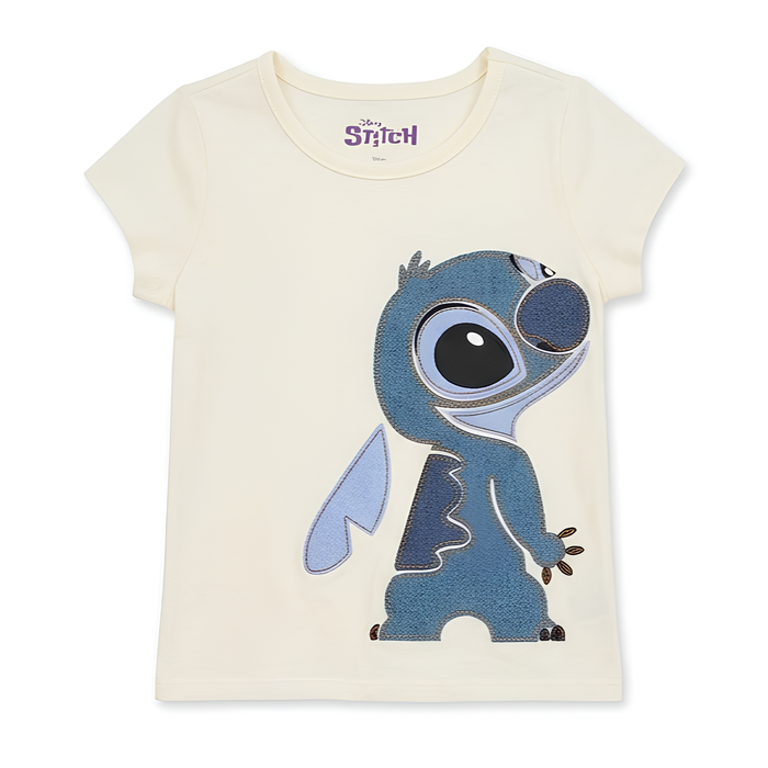 Disney Stitch - Little Girls Short Sleeve T-Shirt