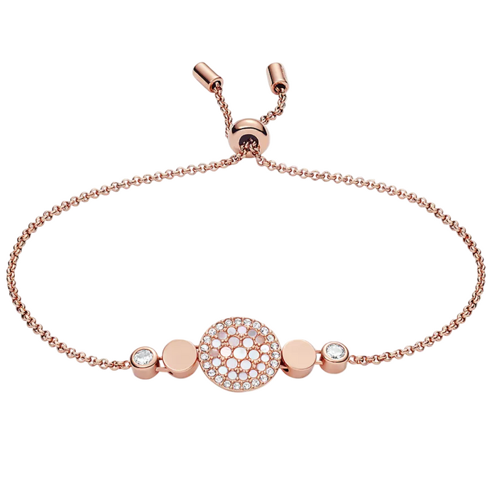 Fossil Women's Merrit Mother-of-Pearl Disc Bracelet