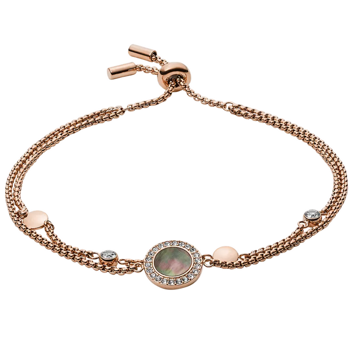 Fossil Women's Grey Mother-of-Pearl Bracelet