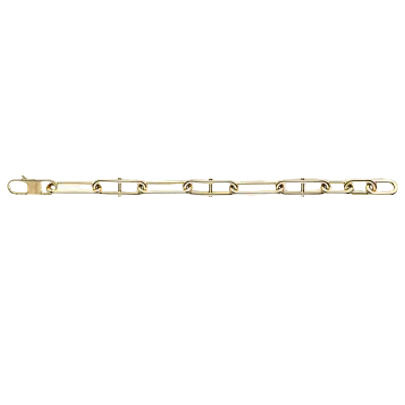 Fossil Women's Heritage D-Link Gold-Tone Stainless Steel Chain Bracelet