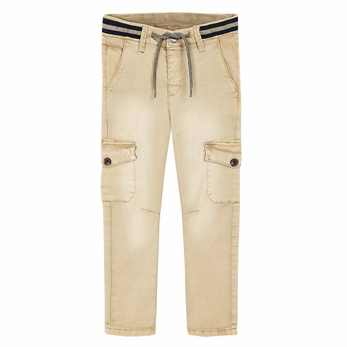 Mayoral - Little Boys Drawstring Cargo Pants Khaki
