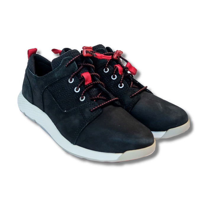 Reebok - Flyfoam Leather / Fabric OX Black Nubuck

Soft leather upper for supportive comfort
Lightweight, die-cut EVA midsole 
High-abrasion rubber outsole

Color: Black and Red
Reebok - Flyfoam Leather / Fabric OX Black Nubuck