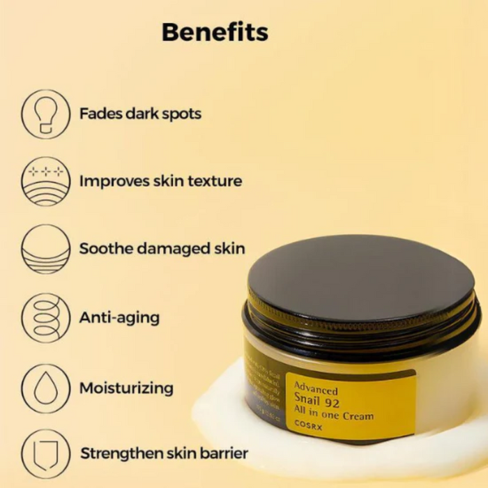 COSRX - Advanced Snail 92 All in One Cream - 100ml