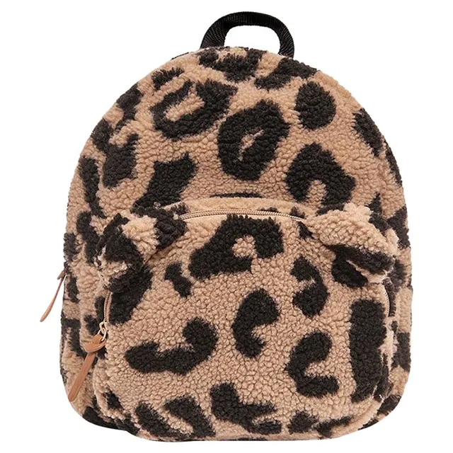 Petit Monkey - Teddy Leopard Backpacks 7.8"