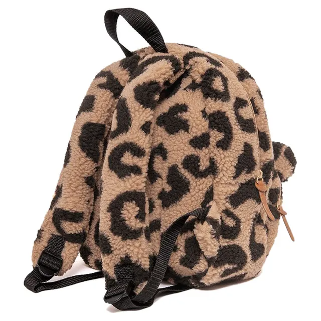 Petit Monkey - Teddy Leopard Backpacks 7.8"