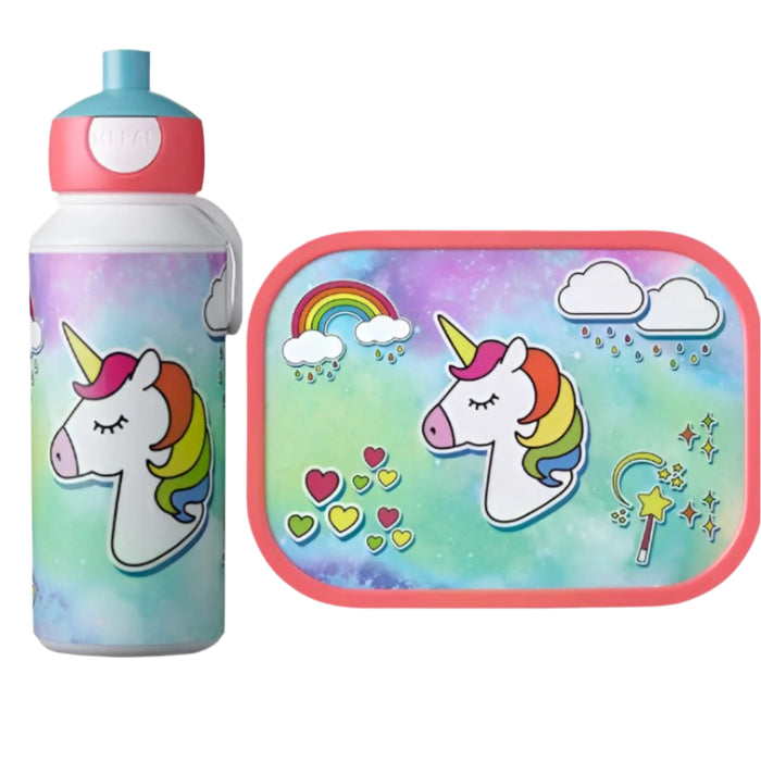 Mepal - Lunch Box and Drinking Bottle Campus Unicorn Lunch Set