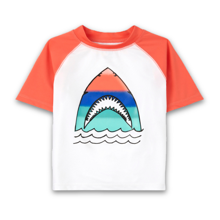 The Children's Place - Little Boys Rashguard Shark Graphic