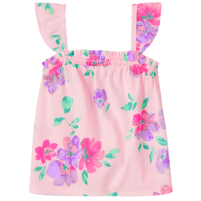 The Children's Place - Toddler Girls Floral Pink Tank Top