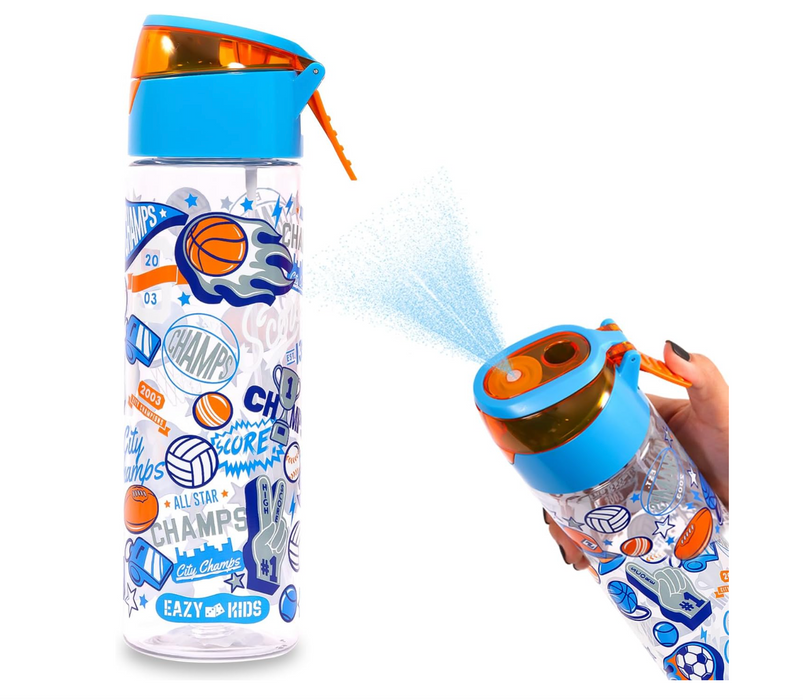 Eazy Kids Tritan Water Bottle w/ Spray  (750ml)