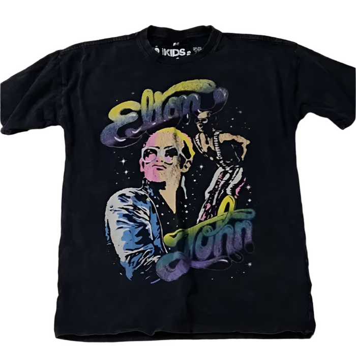 Cotton On Kids - Elton John Black Wash T-Shirt