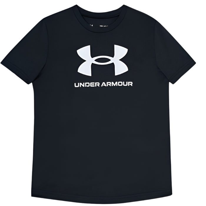 Under Armour Big Boys - Sportstyle Black T-Shirt