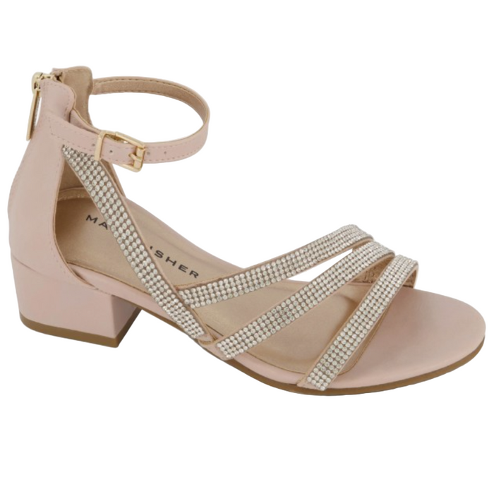Marc Fisher - Little Girls Heel Dress Sandal Blush Patty Salto (US Kids: 11)