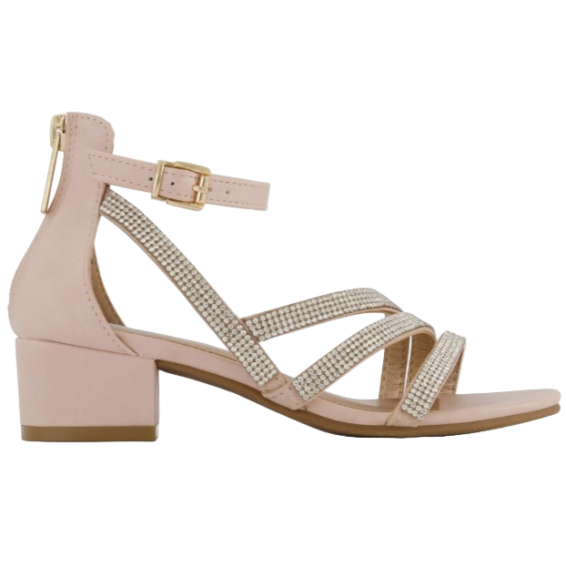 Marc Fisher - Little Girls Heel Dress Sandal Blush Patty Salto (US Kids: 11)