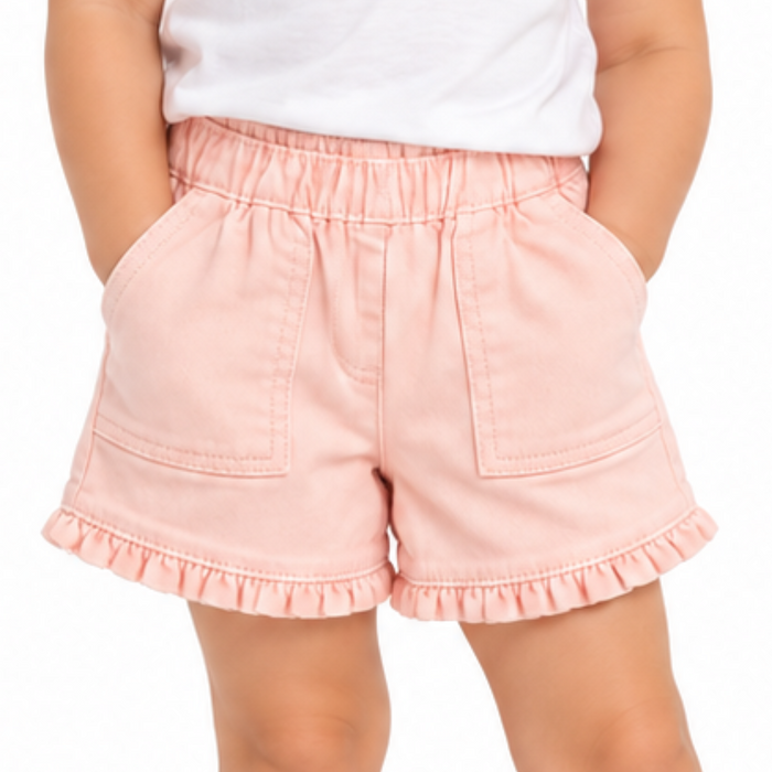 Mini V by Very Cotton Short with Ruffle Hem