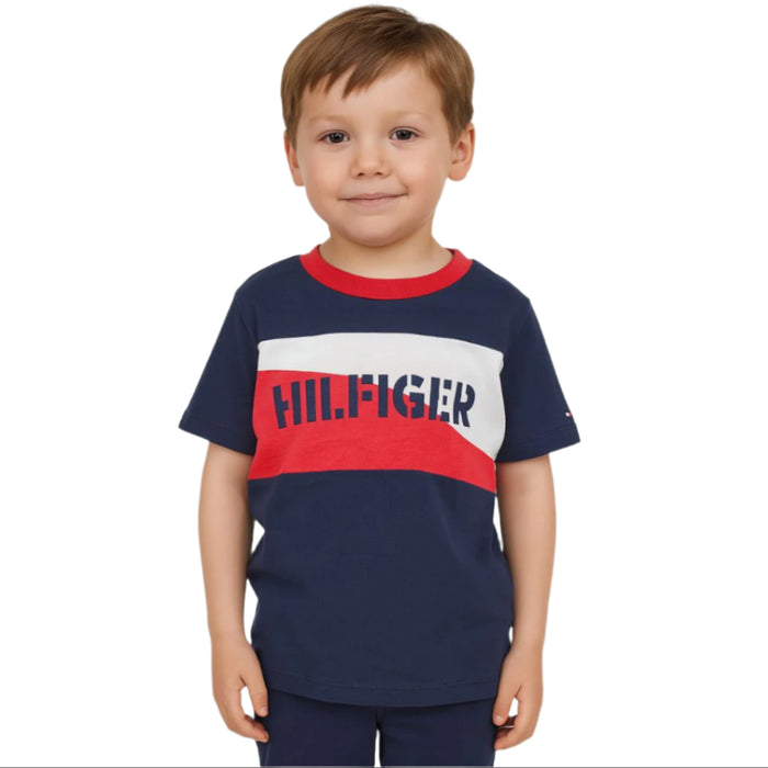 Tommy Hilfiger - Little Boys Nautical Navy Shirt (6)