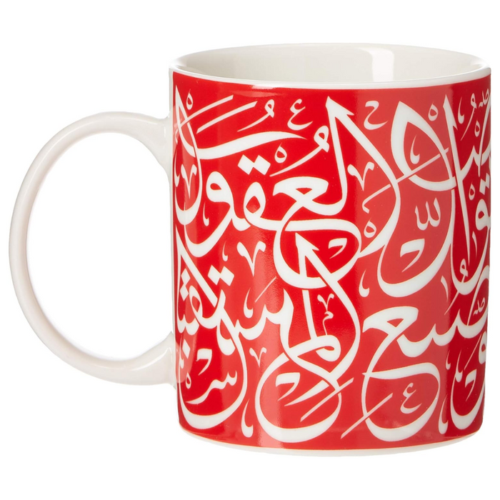 Expo 2020 Dubai Connecting Minds Creating The Future Calligraphy Mug (Red)