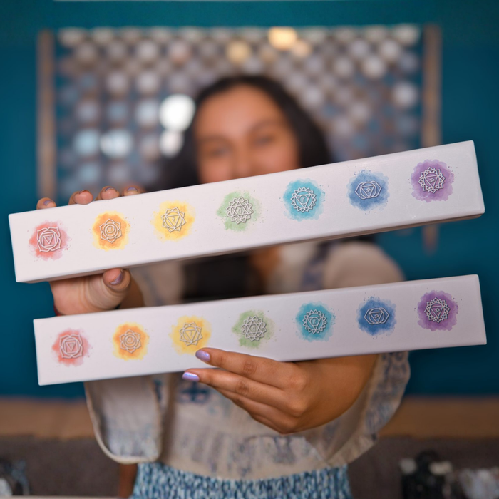 Palm Lights - Chakra Tealight Candle Set