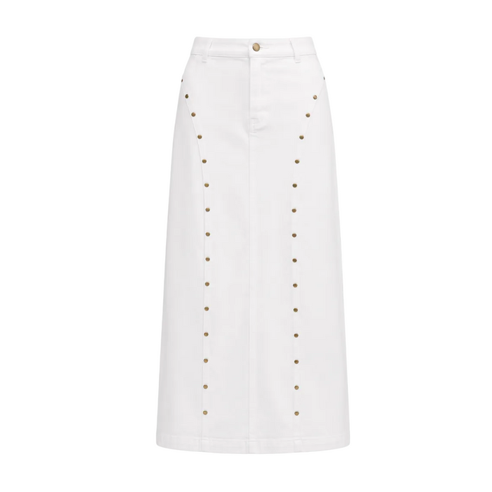 V by Very - Stud Detail Panelled Midi Skirt (10)