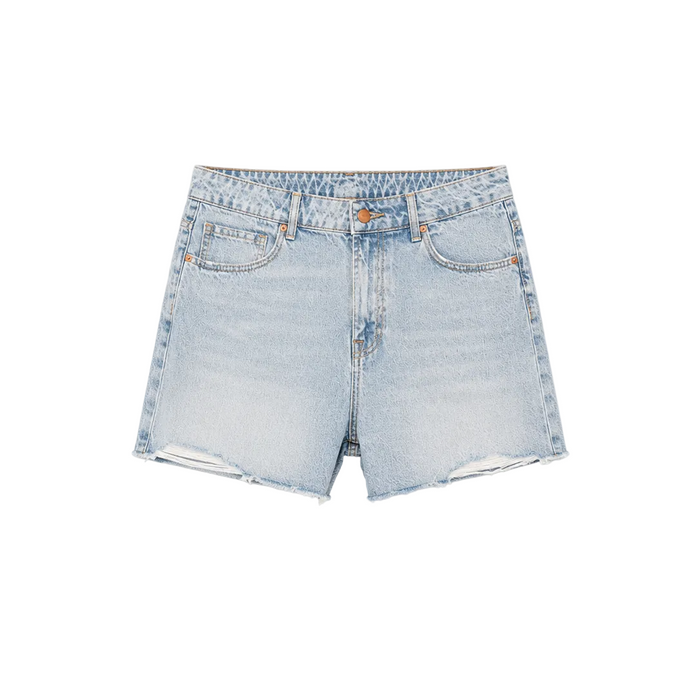 V by Very - Light Wash Denim Shorts (18)