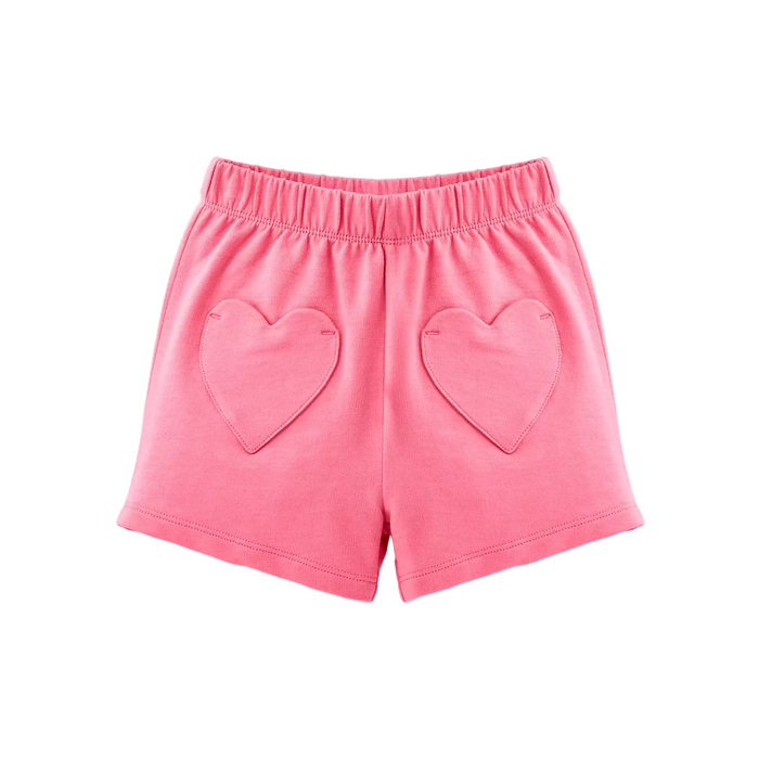 Mini V by Very - Girls Stripe Heart Pocket Short (2-3Y)