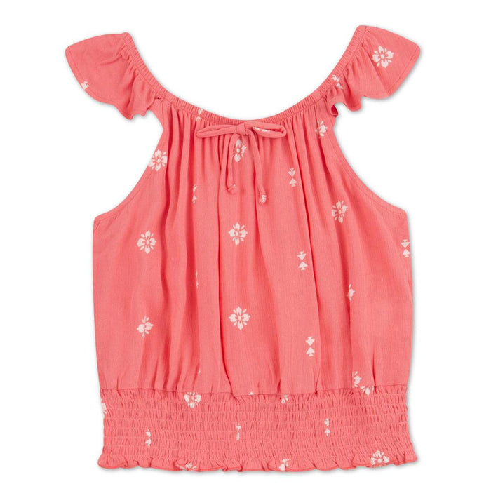 Speechless - Big Girls Printed Top In Coral