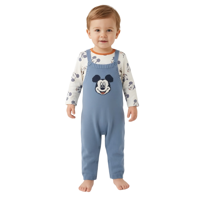Disney Mickey Mouse - Little Boys  2-Pc Overall Set