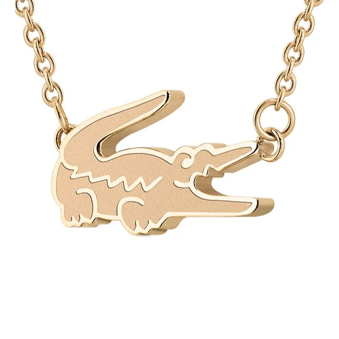 Lacoste Women's Ionic Plated Carnation Gold Steel Bracelet - 2040048