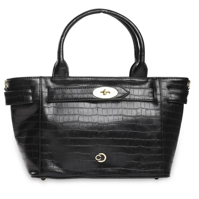 Caprese Treza Satchel Medium Satchel Bag - Black