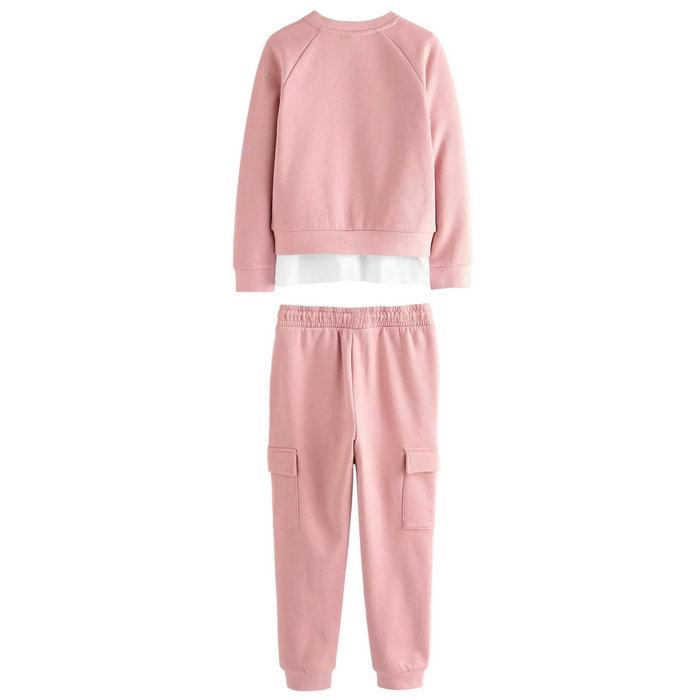 Baker by Ted Baker Regular Fit 3Pcs Set Tracksuit - Pink