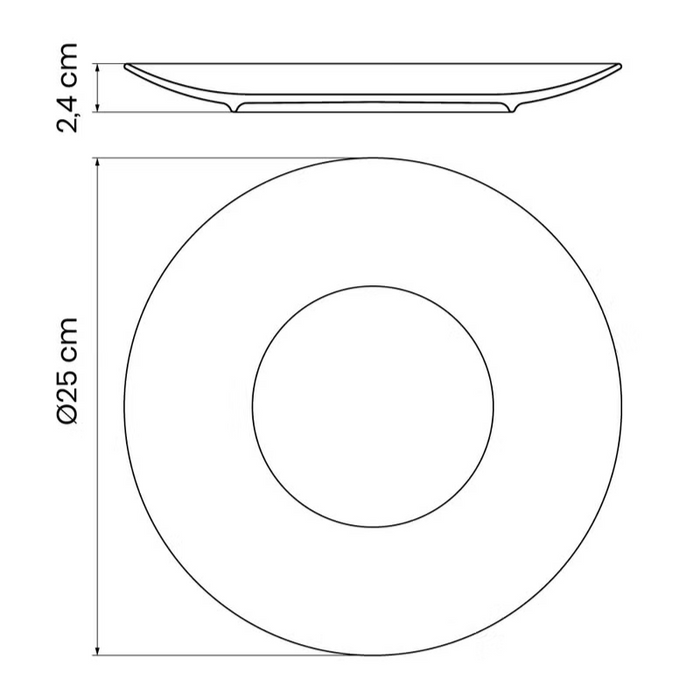 Tramontina - Hayat 25cm Dinner Plate