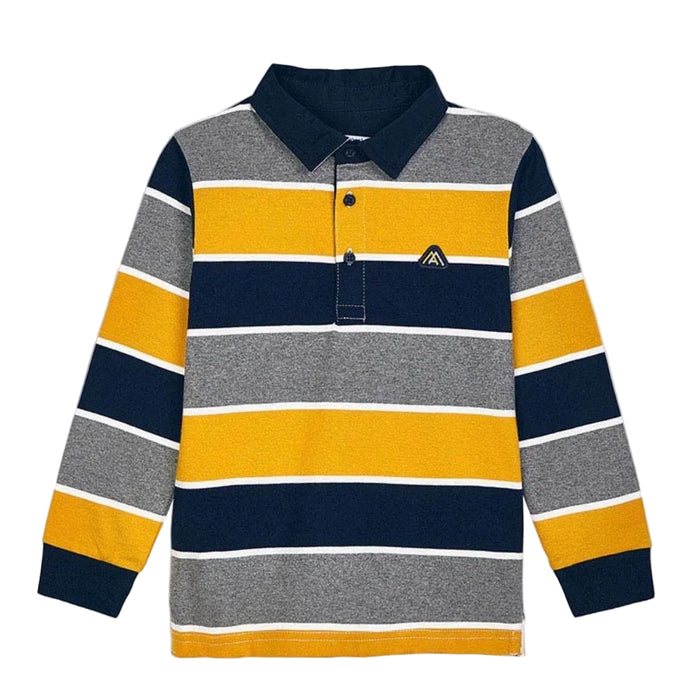 Mayoral - Little Boys Long Sleeve Polo Shirt